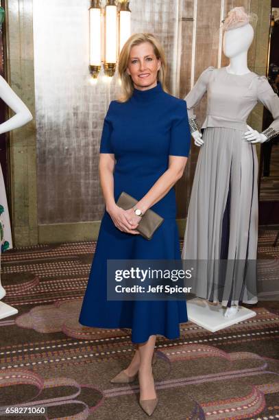 Sophie Countess of Wessex attends the Mencap charity lunch at Sheraton Park Lane Hotel on March 27, 2017 in London, United Kingdom.