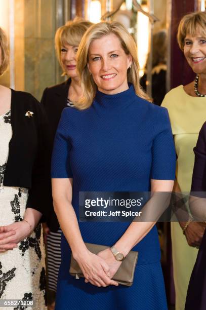 Sophie Countess of Wessex attends the Mencap charity lunch at Sheraton Park Lane Hotel on March 27, 2017 in London, United Kingdom.