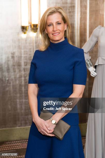 Sophie Countess of Wessex attends the Mencap charity lunch at Sheraton Park Lane Hotel on March 27, 2017 in London, United Kingdom.