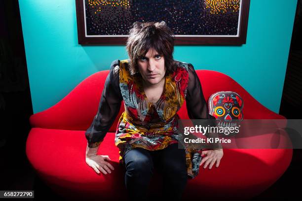 Comedian and tv presenter Noel Fielding is photographed on February 3, 2013 in London, England.