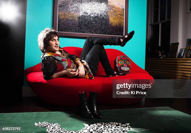 Comedian and tv presenter Noel Fielding is photographed on February 3, 2013 in London, England.