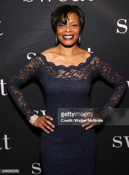 Lisa Renee Pitts attends the Broadway Opening Night Production of "Sweat" at studio 54 Theatre on March 26, 2017 in New York City.