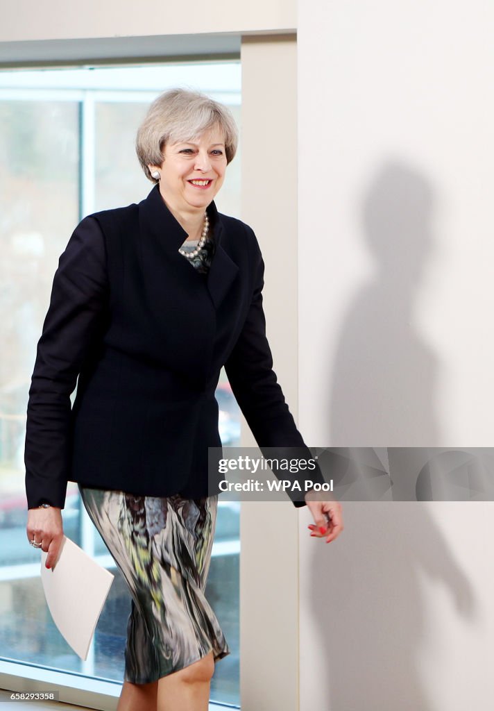 Theresa May Visits Scotland Ahead Of Triggering Article 50 Later This Week