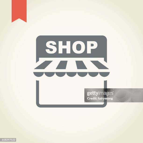 store icon - booth stock illustrations