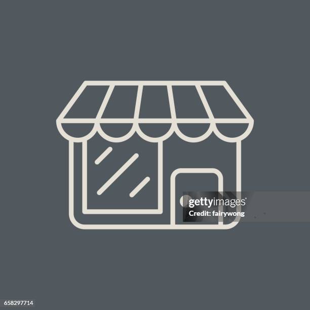 store icon - open checking account stock illustrations