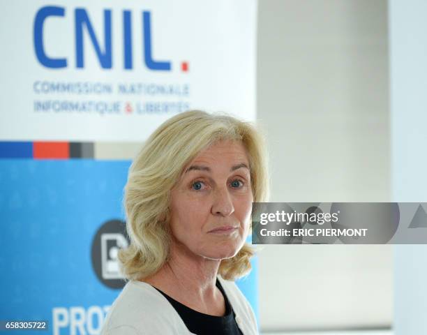 Isabelle Falque-Pierrotin, head of France's information technology watchdog the National Commission for Information Technology and Civil Liberties ,...