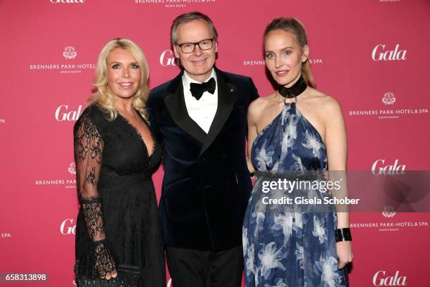 Astrid Bleeker, Director Brand Solutions of Gala, Frank Marrenbach, Director Brenners Park-Hotel & Spa and Anne Meyer-Minnemann, Editor-In-Chief of...