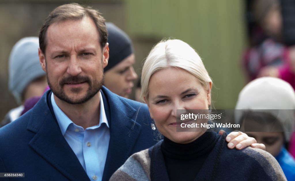 Norwegian Royals Visit Bjerke District in Oslo