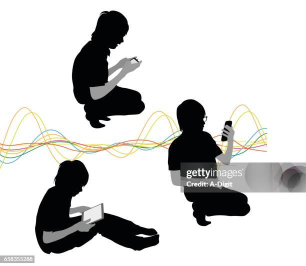 kinder-tech - radioaktive strahlung stock-grafiken, -clipart, -cartoons und -symbole