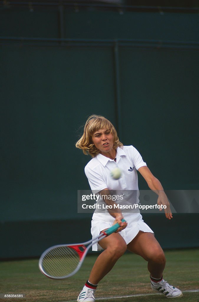 Bettina Bunge At 1980 Wimbledon Championships