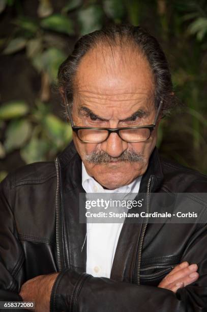 Voice of 'Le Grand Schtroumpf', Gerard Hernandez attends the 'Smurfs : The Lost Village - Les Schtroumpfs : Le Village Perdu' Paris Photo Call at...