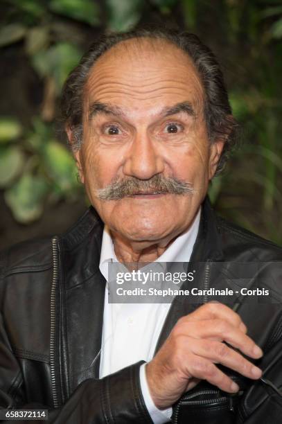 Voice of 'Le Grand Schtroumpf', Gerard Hernandez attends the 'Smurfs : The Lost Village - Les Schtroumpfs : Le Village Perdu' Paris Photo Call at...