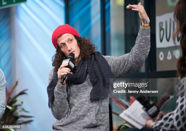 The Revivalists" band member David Shaw attends AOL Build Series to discuss their new album 'Men Amongst Mountains' at Build Studio on March 27, 2017...