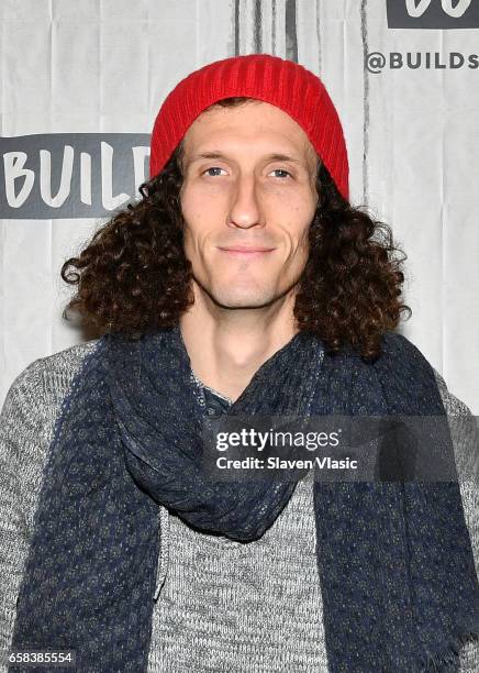 Musician David Shaw from rock band "The Revivalists" attends the Build series to discuss their third full-length album "Men Amongst Mountains" at...