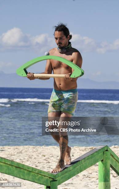 Dirty Deed" - Oscar "Ozzy" Lusth on the fifth episode of SURVIVOR: Game Changers, airing Wednesday, March 29 on the CBS Television Network.