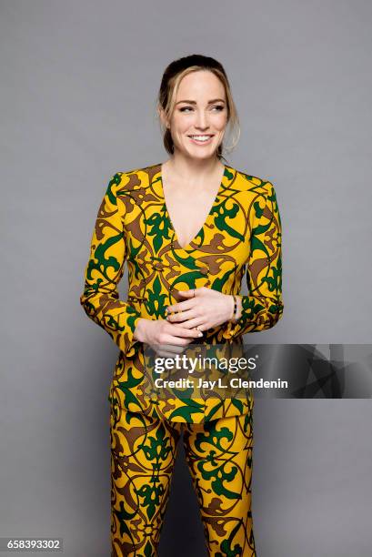 Actress Caity Lotz from CW's "DC's Legends of Tomorrow," is photogarphed for Los Angeles Times on March 18, 2017 in Los Angeles, California....