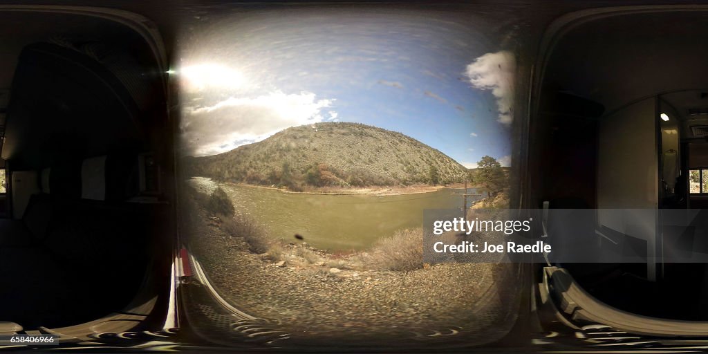 Amtrak's Zephyr Train, Offering Spectacular Views Of American West, Under T