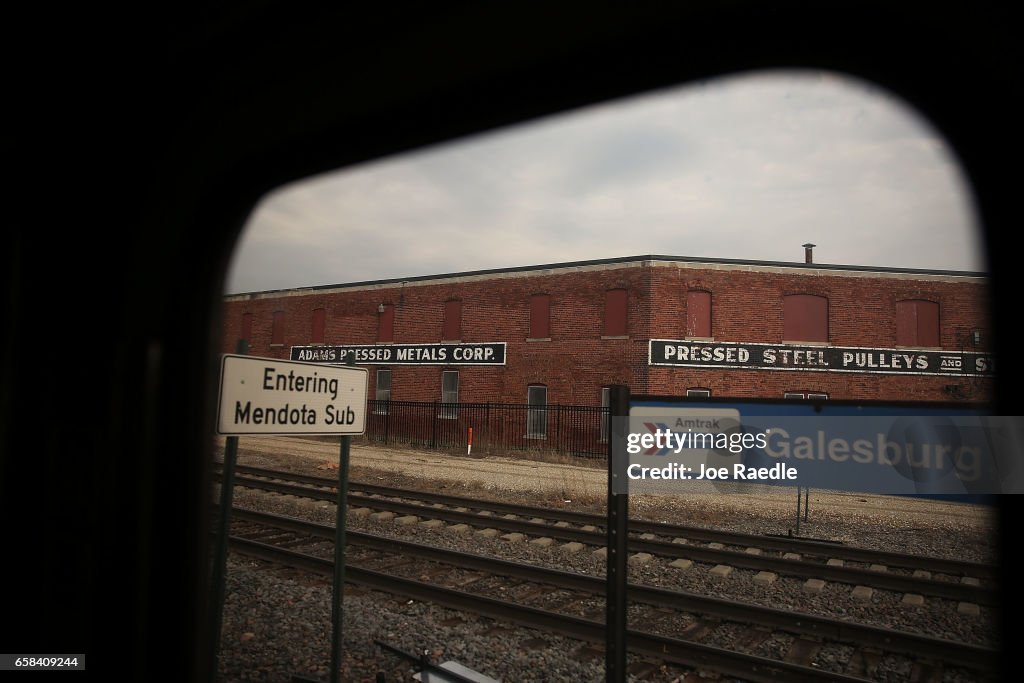 Amtrak's Zephyr Train, Offering Spectacular Views Of American West, Under T