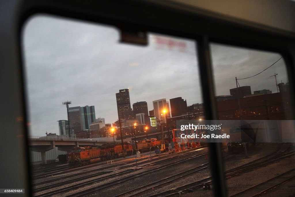Amtrak's Zephyr Train, Offering Spectacular Views Of American West, Under T