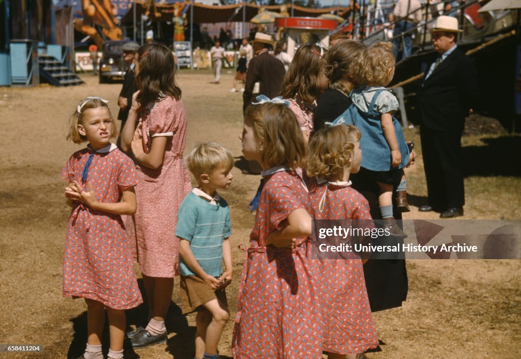 Children at State Fair, Rutland, Vermont, September 1941