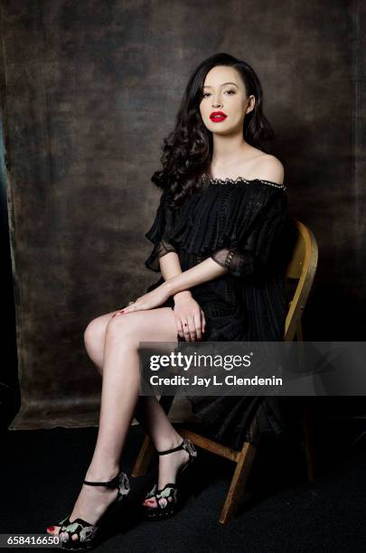 Actress Christian Serratos from AMC's 'The Walking Dead is photographed during Paley Fest for Los Angeles Times on March 17, 2017 in Los Angeles,...