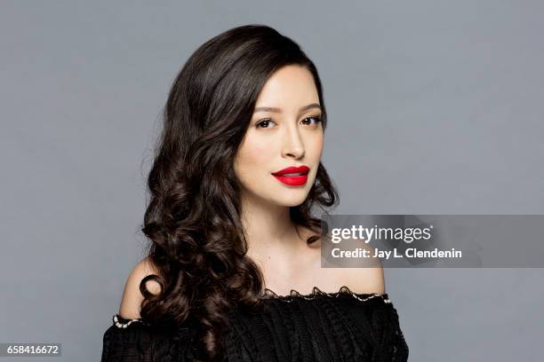 Actress Christian Serratos from AMC's 'The Walking Dead is photographed during Paley Fest for Los Angeles Times on March 17, 2017 in Los Angeles,...