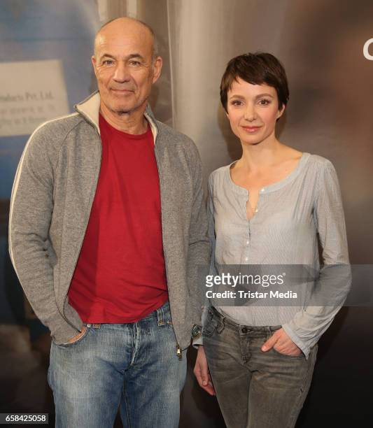 German actor Heiner Lauterbach and german actress Julia Koschitz attend the 'Perfect Easter Table' in favor of the Heinz Hoenig Charity-Organisation...