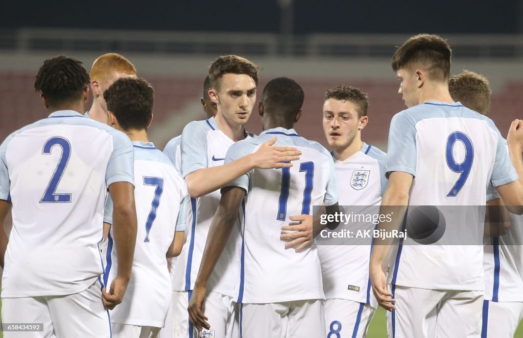 Qatar v England: U18 International Friendly