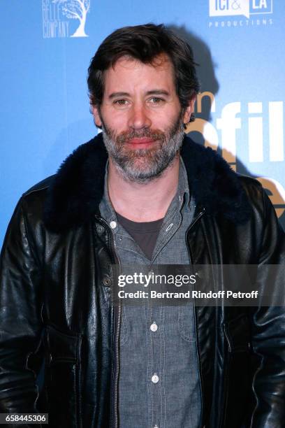 Jalil Lespert attends the "Un profil pour deux" Paris Premiere at Cinema UGC Normandie on March 27, 2017 in Paris, France.