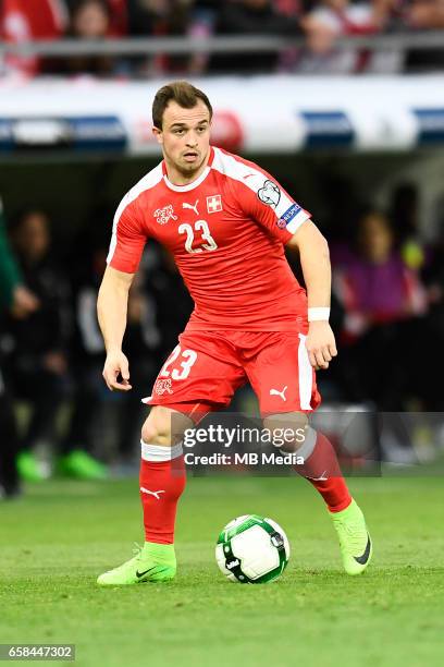 Genf; Fussball WM Quali - Schweiz - Lettland;"Xherdan Shaqiri "