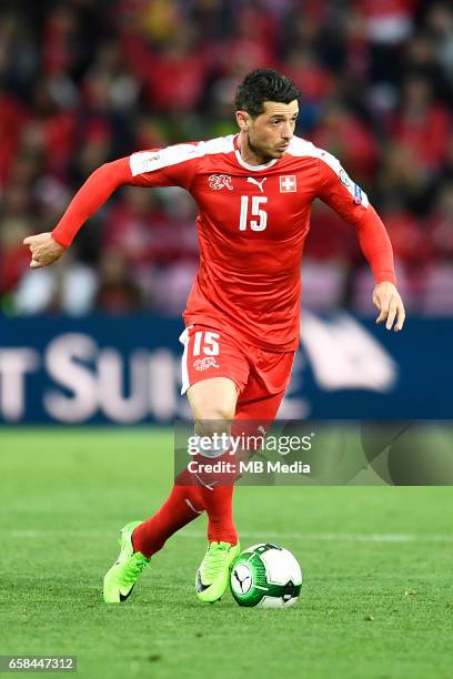 Genf; Fussball WM Quali - Schweiz - Lettland;"Blerim Dzemaili "