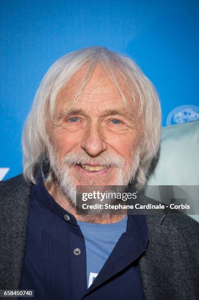 Actor Pierre Richard attends the 'Un Profil Pour Deux' Premiere at Cinema UGC Normandie on March 27, 2017 in Paris, France.