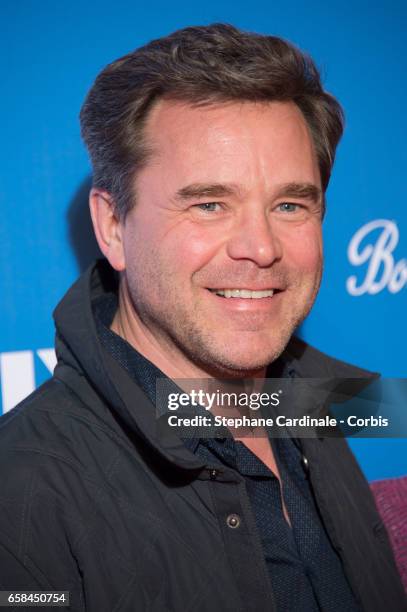 Actor Guillaume de Tonquedec attends the 'Un Profil Pour Deux' Premiere at Cinema UGC Normandie on March 27, 2017 in Paris, France.