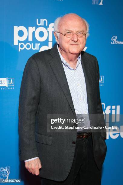 Vladimir Cosma attends the 'Un Profil Pour Deux' Premiere at Cinema UGC Normandie on March 27, 2017 in Paris, France.