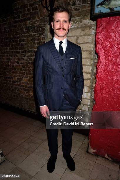George Kemp attends the press night after party for "The Wipers Times" at Salvador & Amanda on March 27, 2017 in London, England.