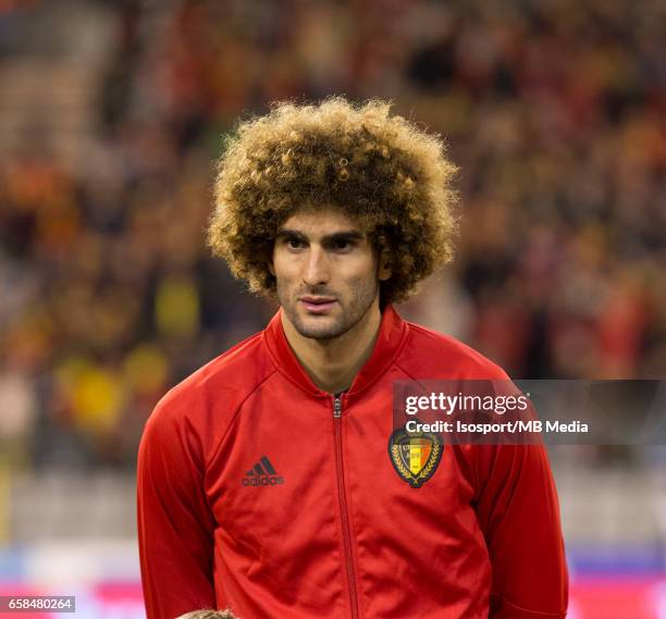 Brussels, Belgium / Fifa WC 2018 Qualifying match : Belgium vs Greece / Marouane FELLAINI"n"nEuropean Qualifiers / Qualifying Round Group H /...