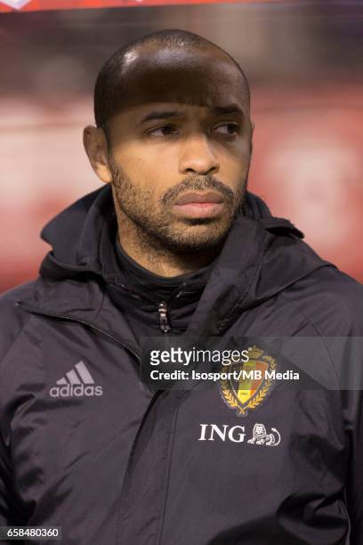 Brussels, Belgium / Fifa WC 2018 Qualifying match : Belgium vs Greece / Thierry HENRY"n"nEuropean Qualifiers / Qualifying Round Group H / "nPicture...