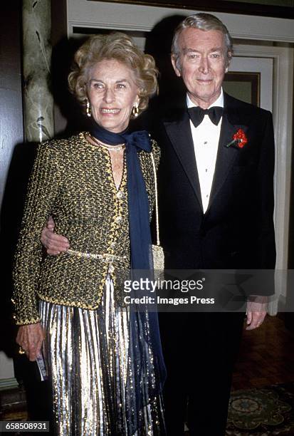 James Stewart and wife Gloria circa 1985 in New York City.