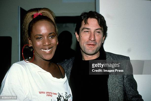 Robert De Niro and Toukie Smith circa 1990 in New York City.