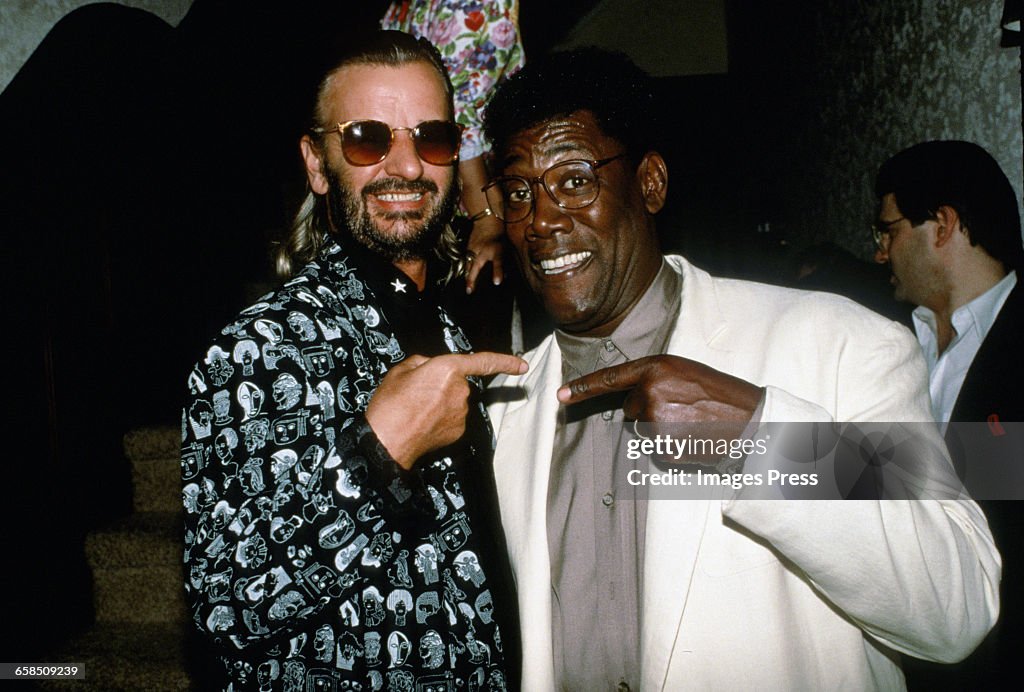 Ringo Starr and Clarence Clemons...