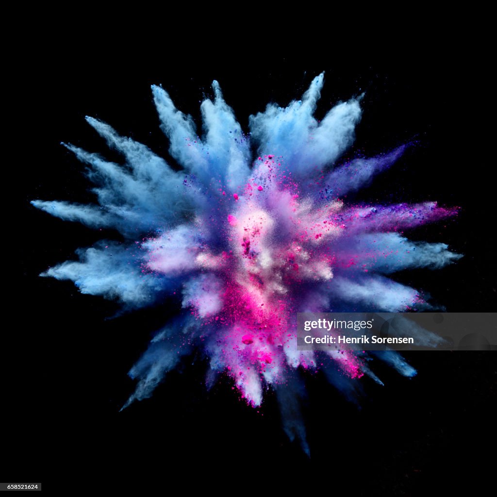 Colorful Powder Explosion High-Res Stock Photo - Getty Images