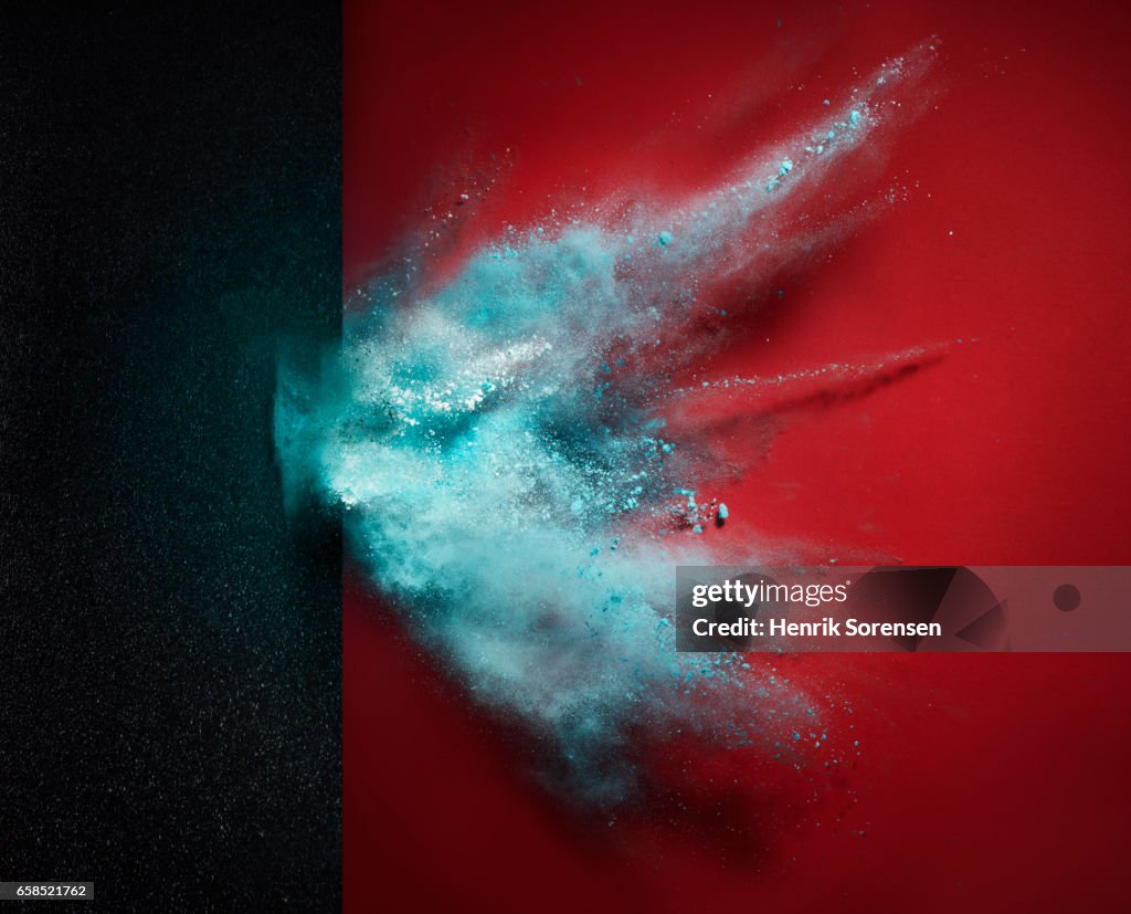 Neon Powder Exploding Colorful Powder Explosion High-Res Stock Photo - Getty Images