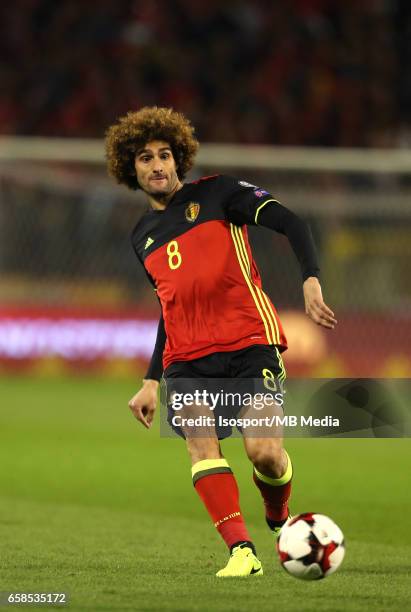 Brussels, Belgium / Fifa WC 2018 Qualifying match : Belgium vs Greece / "Marouane FELLAINI"European Qualifiers / Qualifying Round Group H / "Picture...