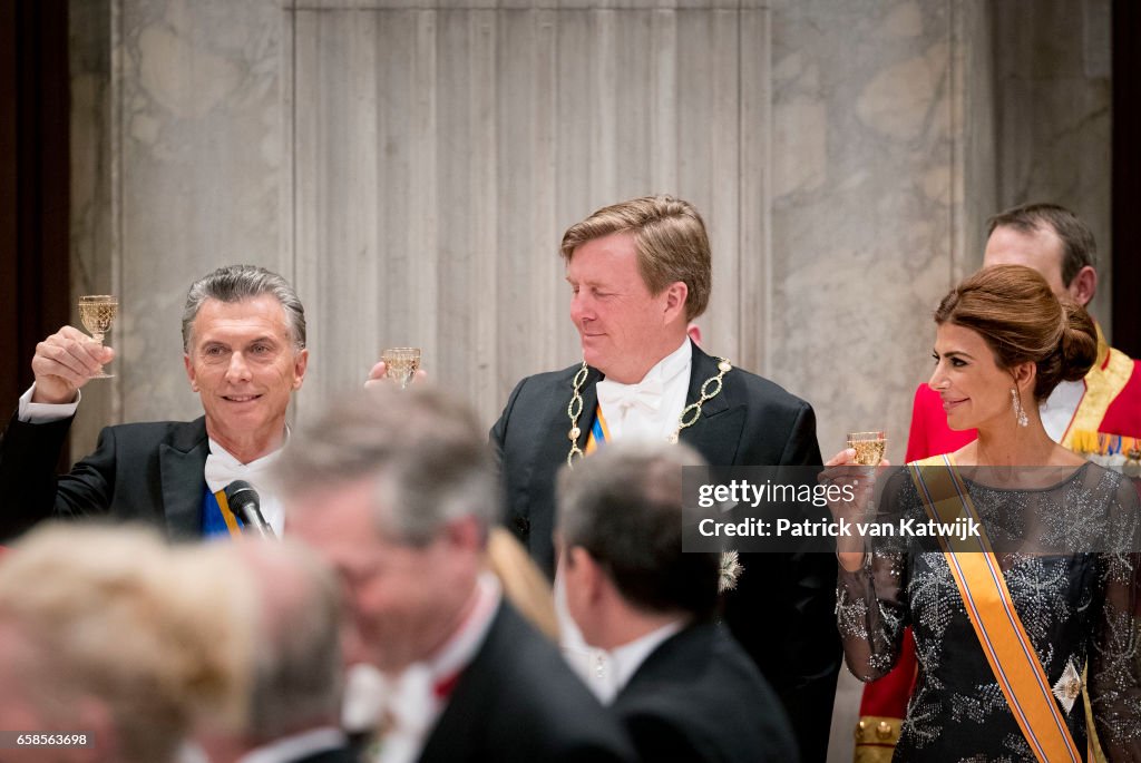President of Argentina Mauricio Visits The Netherlands : Day One