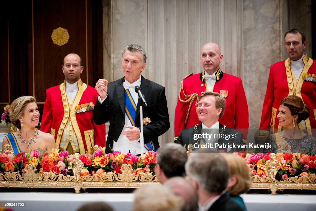 President of Argentina Mauricio Visits The Netherlands : Day One