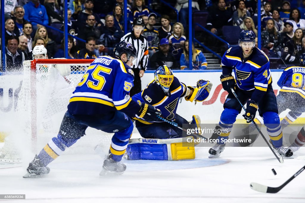 NHL: MAR 27 Coyotes at Blues
