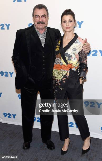 Tom Selleck and Bridget Moynahan attend the Blue Bloods 150th Episode Celebration at 92nd Street Y on March 27, 2017 in New York City.