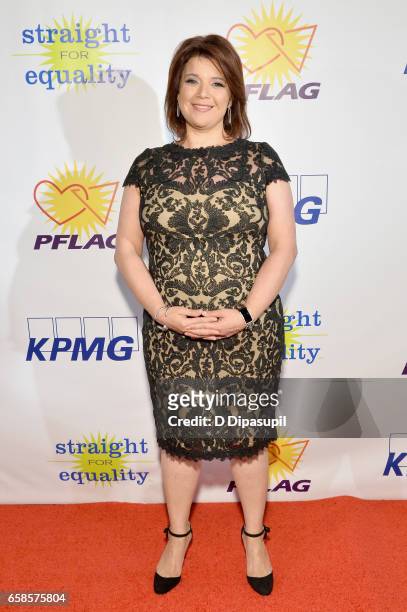 Media Honoree, journalist Ana Navarro attends the ninth annual PFLAG National Straight for Equality Awards Gala on March 27, 2017 in New York City.