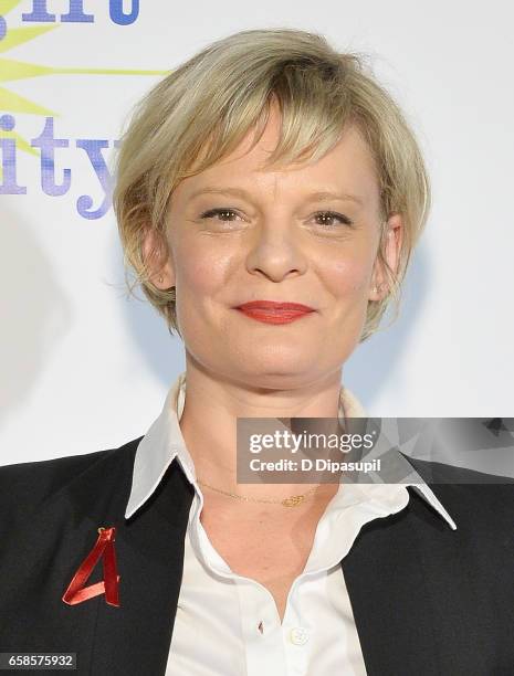 Entertainment Honoree, actress Martha Plimpton attends the ninth annual PFLAG National Straight for Equality Awards Gala on March 27, 2017 in New...