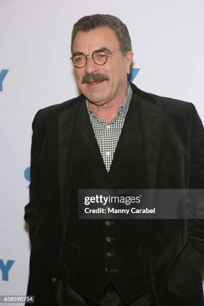Tom Selleck attends the "Blue Bloods" 150th Episode Celebration at 92Y on March 27, 2017 in New York City.